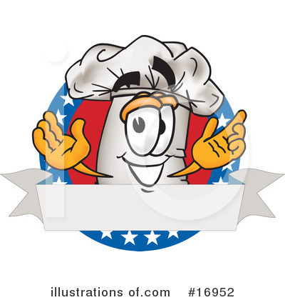 Royalty-Free (RF) Chefs Hat Character Clipart Illustration by Mascot Junction - Stock Sample #16952