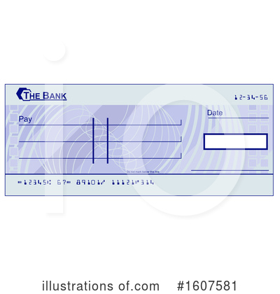 Bank Checks Clipart #1607581 by AtStockIllustration