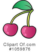 Cherries Clipart #1059876 by visekart