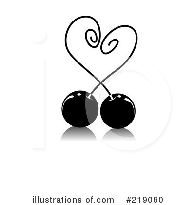 Royalty-Free (RF) Cherries Clipart Illustration by BNP Design Studio - Stock Sample #219060