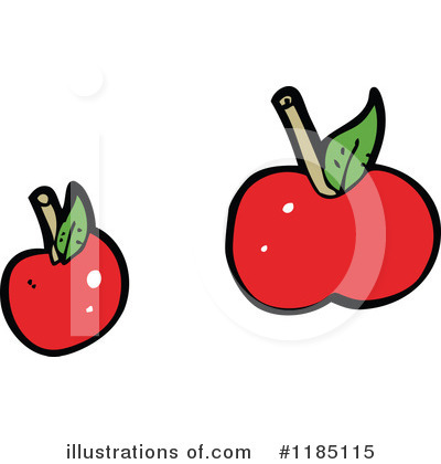 Royalty-Free (RF) Cherry Clipart Illustration by lineartestpilot - Stock Sample #1185115