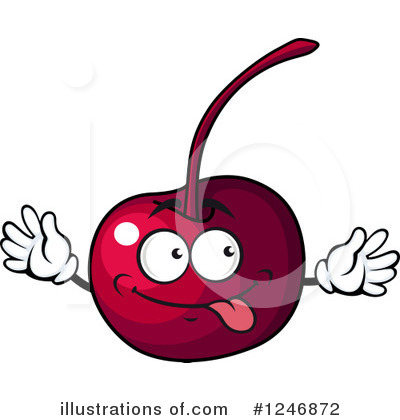 Royalty-Free (RF) Cherry Clipart Illustration by Vector Tradition SM - Stock Sample #1246872
