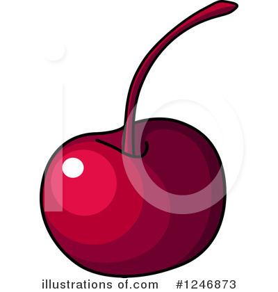 Royalty-Free (RF) Cherry Clipart Illustration by Vector Tradition SM - Stock Sample #1246873