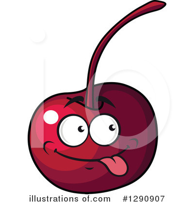 Royalty-Free (RF) Cherry Clipart Illustration by Vector Tradition SM - Stock Sample #1290907