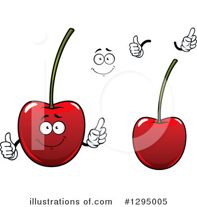 Royalty-Free (RF) Cherry Clipart Illustration by Vector Tradition SM - Stock Sample #1295005
