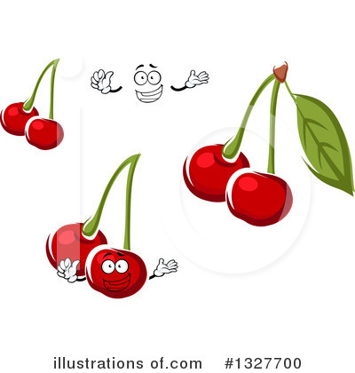 Royalty-Free (RF) Cherry Clipart Illustration by Vector Tradition SM - Stock Sample #1327700