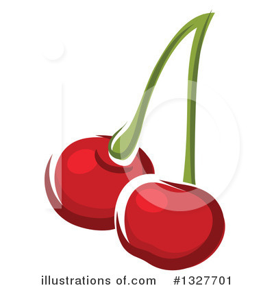 Royalty-Free (RF) Cherry Clipart Illustration by Vector Tradition SM - Stock Sample #1327701