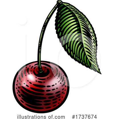 Royalty-Free (RF) Cherry Clipart Illustration by AtStockIllustration - Stock Sample #1737674