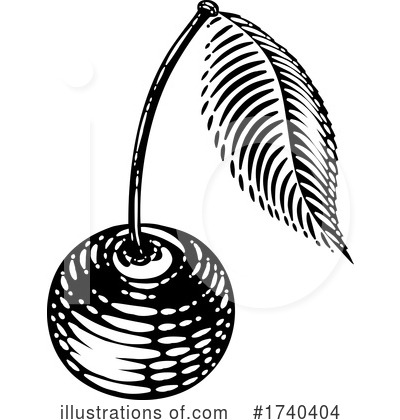 Royalty-Free (RF) Cherry Clipart Illustration by AtStockIllustration - Stock Sample #1740404