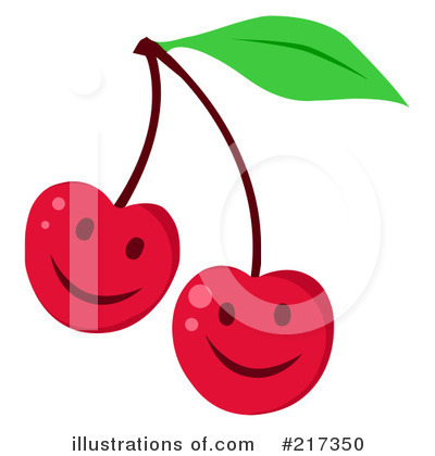Royalty-Free (RF) Cherry Clipart Illustration by Hit Toon - Stock Sample #217350