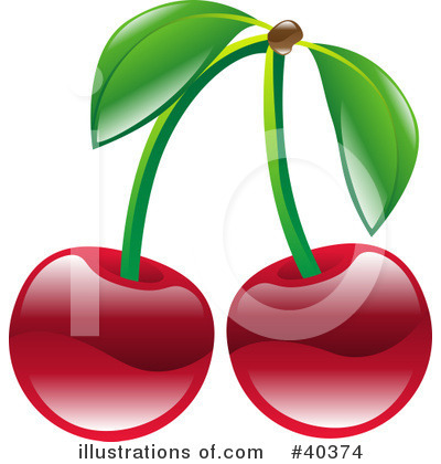 Royalty-Free (RF) Cherry Clipart Illustration by AtStockIllustration - Stock Sample #40374