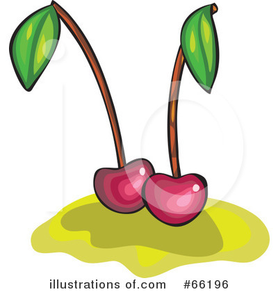 Royalty-Free (RF) Cherry Clipart Illustration by Prawny - Stock Sample #66196