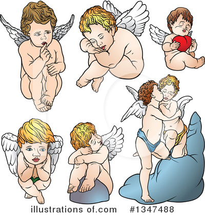 Royalty-Free (RF) Cherub Clipart Illustration by dero - Stock Sample #1347488