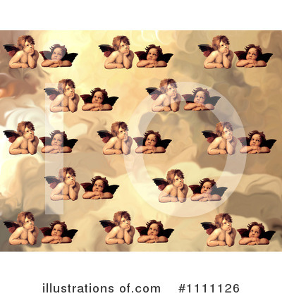 Royalty-Free (RF) Cherubs Clipart Illustration by Prawny Vintage - Stock Sample #1111126