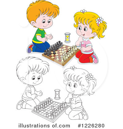 Royalty-Free (RF) Chess Clipart Illustration by Alex Bannykh - Stock Sample #1226280