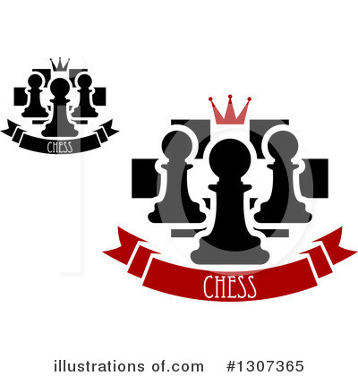 Royalty-Free (RF) Chess Clipart Illustration by Vector Tradition SM - Stock Sample #1307365