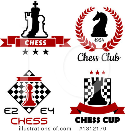 Royalty-Free (RF) Chess Clipart Illustration by Vector Tradition SM - Stock Sample #1312170