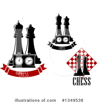 Royalty-Free (RF) Chess Clipart Illustration by Vector Tradition SM - Stock Sample #1349538
