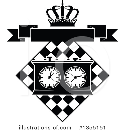 Clock Clipart #1355151 by Vector Tradition SM