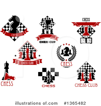 Royalty-Free (RF) Chess Clipart Illustration by Vector Tradition SM - Stock Sample #1365482