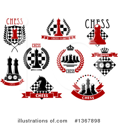 Royalty-Free (RF) Chess Clipart Illustration by Vector Tradition SM - Stock Sample #1367898