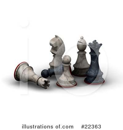 Royalty-Free (RF) Chess Clipart Illustration by KJ Pargeter - Stock Sample #22363