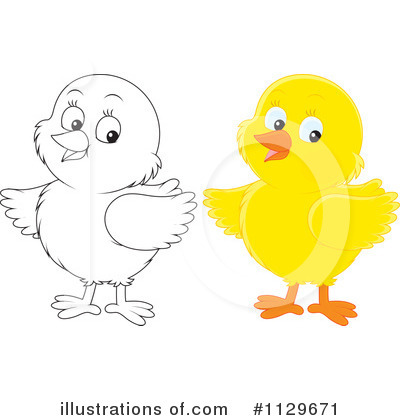 Royalty-Free (RF) Chick Clipart Illustration by Alex Bannykh - Stock Sample #1129671