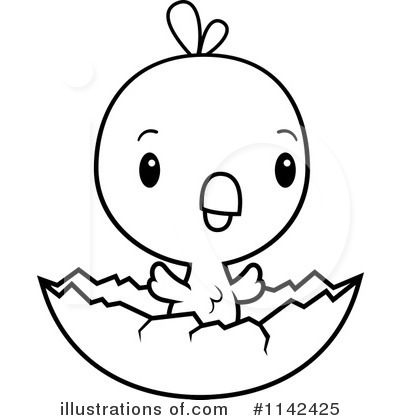 Royalty-Free (RF) Chick Clipart Illustration by Cory Thoman - Stock Sample #1142425