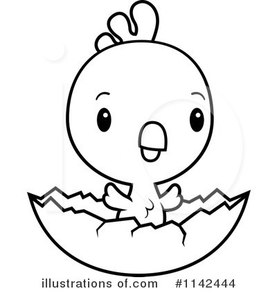 Royalty-Free (RF) Chick Clipart Illustration by Cory Thoman - Stock Sample #1142444