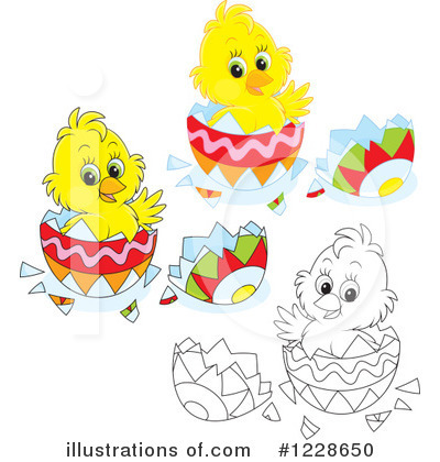 Royalty-Free (RF) Chick Clipart Illustration by Alex Bannykh - Stock Sample #1228650