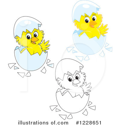 Royalty-Free (RF) Chick Clipart Illustration by Alex Bannykh - Stock Sample #1228651