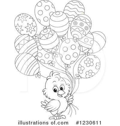 Party Balloon Clipart #1230611 by Alex Bannykh