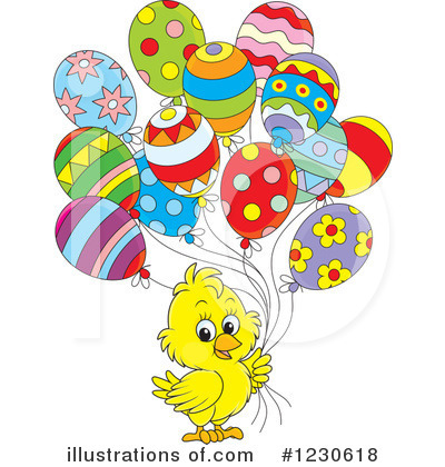 Party Balloon Clipart #1230618 by Alex Bannykh