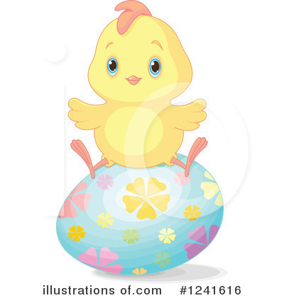 Royalty-Free (RF) Chick Clipart Illustration by Pushkin - Stock Sample #1241616