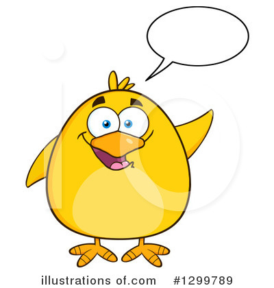 Royalty-Free (RF) Chick Clipart Illustration by Hit Toon - Stock Sample #1299789