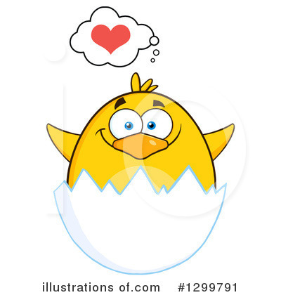Royalty-Free (RF) Chick Clipart Illustration by Hit Toon - Stock Sample #1299791