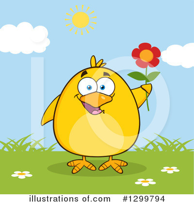 Royalty-Free (RF) Chick Clipart Illustration by Hit Toon - Stock Sample #1299794
