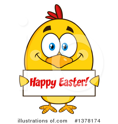 Royalty-Free (RF) Chick Clipart Illustration by Hit Toon - Stock Sample #1378174