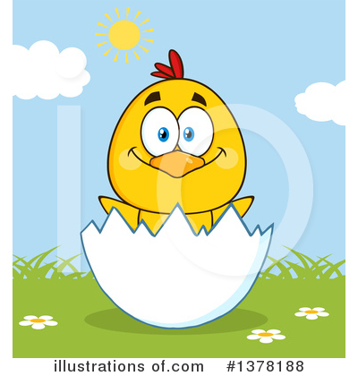 Royalty-Free (RF) Chick Clipart Illustration by Hit Toon - Stock Sample #1378188