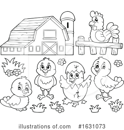 Royalty-Free (RF) Chick Clipart Illustration by visekart - Stock Sample #1631073
