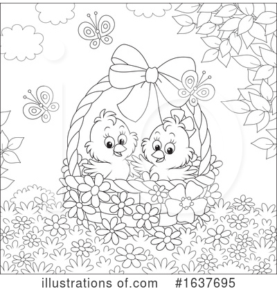 Royalty-Free (RF) Chick Clipart Illustration by Alex Bannykh - Stock Sample #1637695