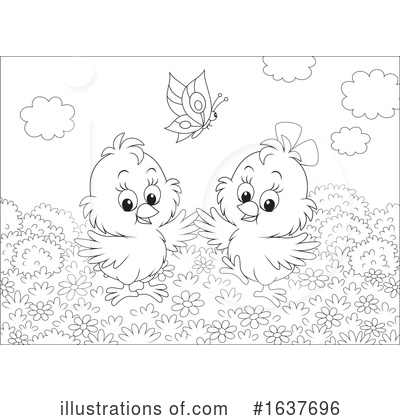 Royalty-Free (RF) Chick Clipart Illustration by Alex Bannykh - Stock Sample #1637696
