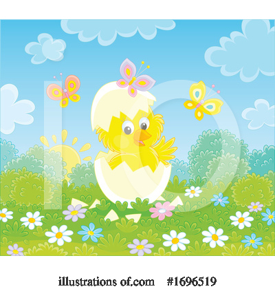 Royalty-Free (RF) Chick Clipart Illustration by Alex Bannykh - Stock Sample #1696519