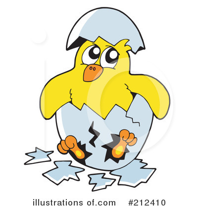 Royalty-Free (RF) Chick Clipart Illustration by visekart - Stock Sample #212410