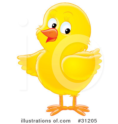Royalty-Free (RF) Chick Clipart Illustration by Alex Bannykh - Stock Sample #31205