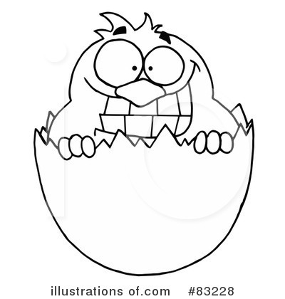 Royalty-Free (RF) Chick Clipart Illustration by Hit Toon - Stock Sample #83228