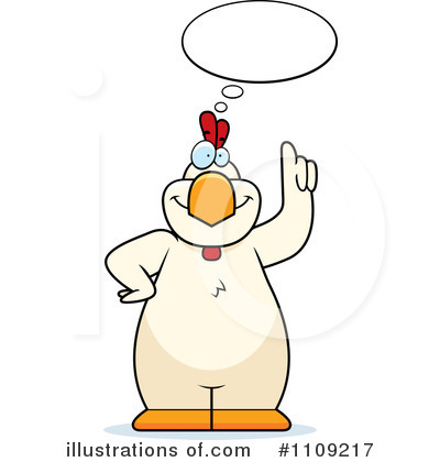 Royalty-Free (RF) Chicken Clipart Illustration by Cory Thoman - Stock Sample #1109217