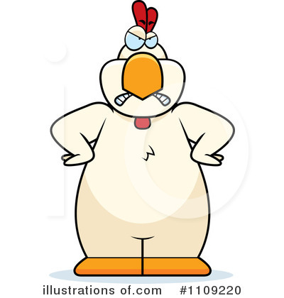 Royalty-Free (RF) Chicken Clipart Illustration by Cory Thoman - Stock Sample #1109220