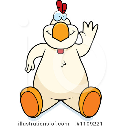 Royalty-Free (RF) Chicken Clipart Illustration by Cory Thoman - Stock Sample #1109221