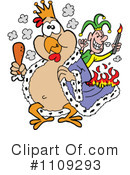 Chicken Clipart #1109293 by LaffToon